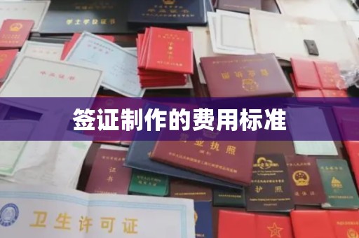 富锦签证制作的费用标准