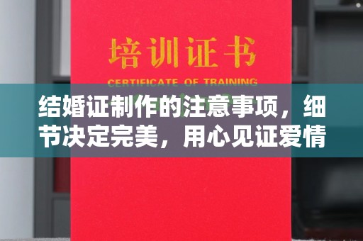 富锦结婚证制作的注意事项，细节决定完美，用心见证爱情