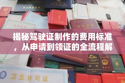 富锦揭秘驾驶证制作的费用标准，从申请到领证的全流程解析