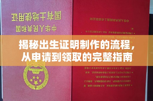 富锦揭秘出生证明制作的流程，从申请到领取的完整指南
